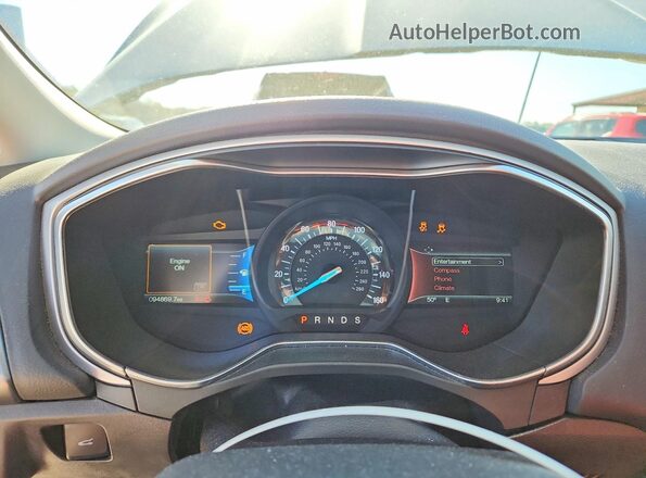 3FA6P0HD3GR244352 2016 FORD FUSION Silver Widok zestawu wskaźników