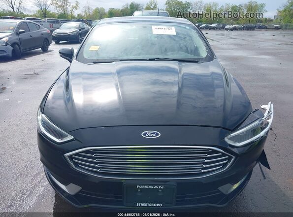3FA6P0HD3JR135784 2018 FORD FUSION Черный Вид щитка приборов