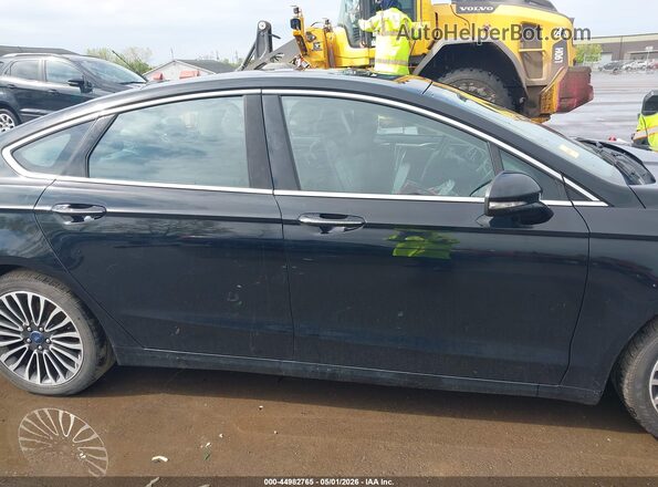 3FA6P0HD3JR135784 2018 FORD FUSION Черный Вид задней части салона