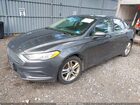 2018 Ford Fusion Se Серый vin: 3FA6P0HD3JR199694