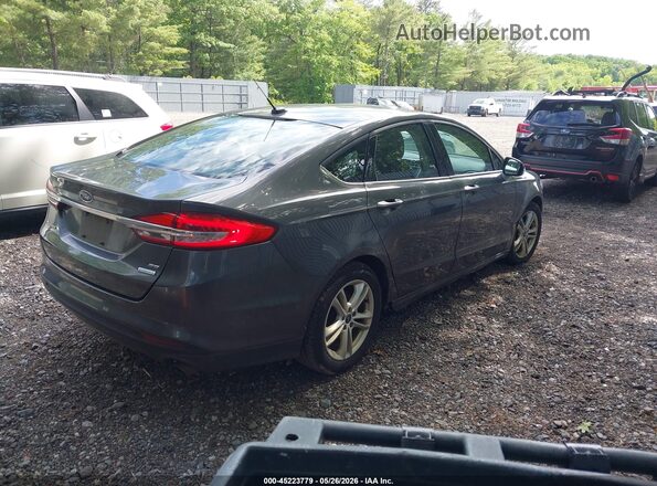 3FA6P0HD3JR199694 2018 FORD FUSION Серый Задняя правая четверть