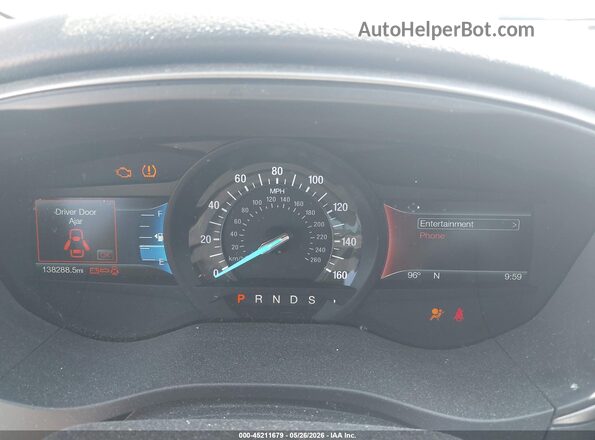 3FA6P0HD3JR223427 2018 FORD FUSION Красный Вид задних сидений