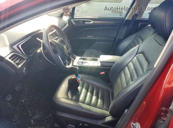 3FA6P0HD3JR233858 2018 FORD FUSION Red Vista interior delantera