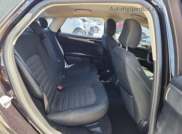 3FA6P0HD3LR121953 2020 FORD FUSION Черный Вид задних сидений