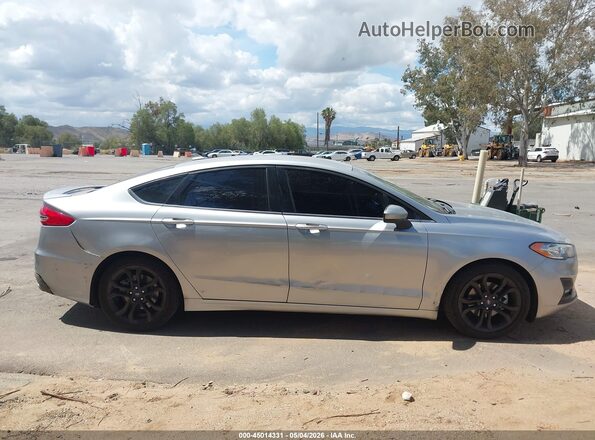 3FA6P0HD3LR236360 2020 FORD FUSION Серебряный Вид задней части салона