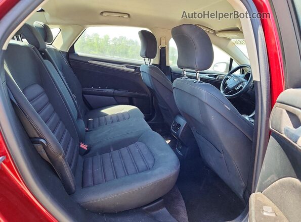 3FA6P0HD4HR106594 2017 FORD FUSION Burgundy Vista de los asientos traseros