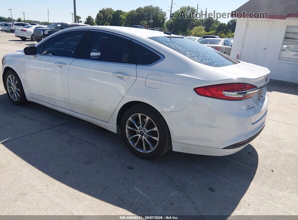 3FA6P0HD4HR375596 2017 FORD FUSION Белый Задняя левая четверть