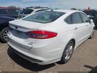 2018 Ford Fusion Se White vin: 3FA6P0HD4JR160130