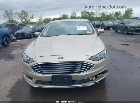 3FA6P0HD4JR201923 2018 FORD FUSION Бежевый Вид щитка приборов