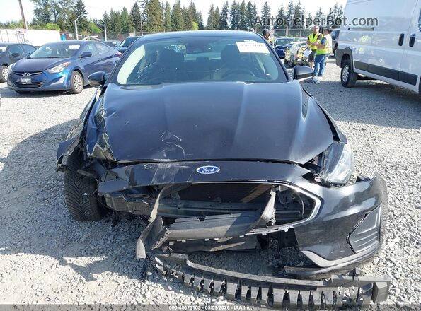 3FA6P0HD4LR136090 2020 FORD FUSION Черный Вид задней части салона