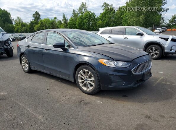 3FA6P0HD4LR256391 2020 FORD FUSION Синий Передняя правая четверть