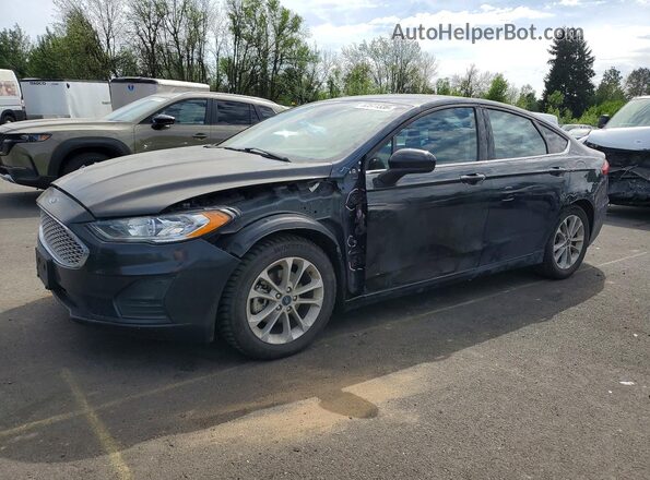 3FA6P0HD4LR256391 2020 FORD FUSION Синий Передняя левая четверть