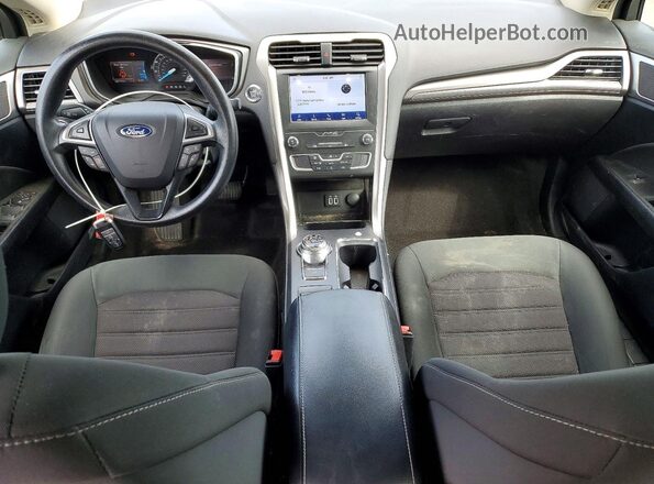 3FA6P0HD4LR256391 2020 FORD FUSION Синий Вид панели приборов