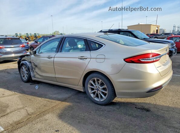 3FA6P0HD5HR265771 2017 FORD FUSION Золотой Задняя левая четверть