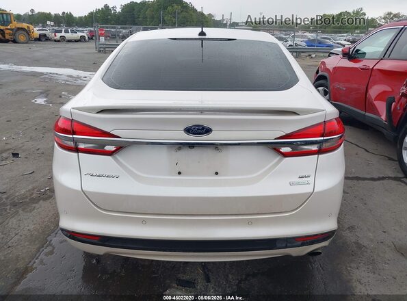 3FA6P0HD5JR229102 2018 FORD FUSION Белый 
