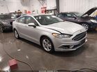 2018 Ford Fusion Se Silver vin: 3FA6P0HD5JR232002