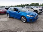 2020 Ford Fusion Se Blue vin: 3FA6P0HD5LR123932