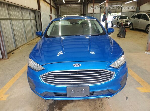 3FA6P0HD5LR225568 2020 FORD FUSION Синий Вид спереди