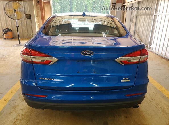 3FA6P0HD5LR225568 2020 FORD FUSION Синий Вид сзади