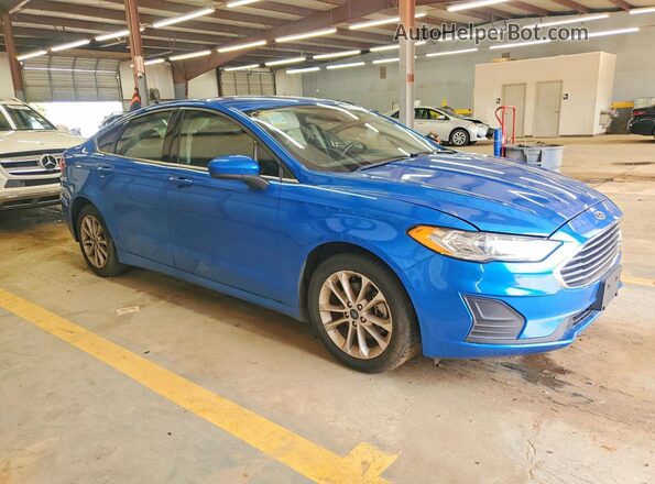 3FA6P0HD5LR225568 2020 FORD FUSION Синий Передняя правая четверть