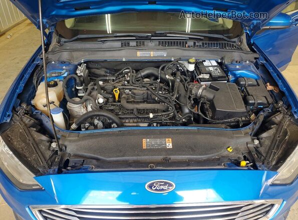 3FA6P0HD5LR225568 2020 FORD FUSION Синий Вид задней части салона