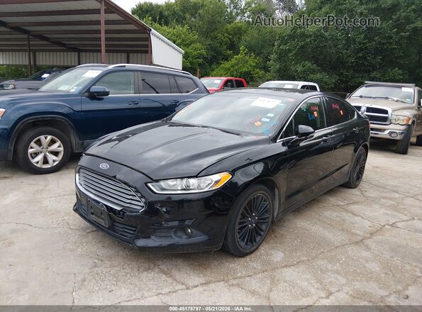 3FA6P0HD6GR258245 2016 FORD FUSION Black Przód lewy