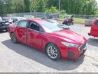 2020 Ford Fusion Se Red vin: 3FA6P0HD6LR255601