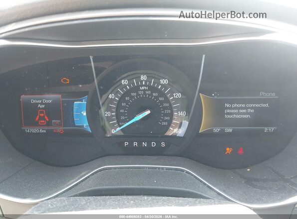 3FA6P0HD7GR404474 2016 FORD FUSION Blue Widok tylnych siedzeń
