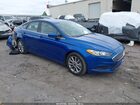 2017 Ford Fusion Se Blue vin: 3FA6P0HD7HR298089
