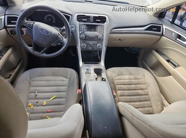 3FA6P0HD7JR178508 2018 FORD FUSION Серебряный Вид панели приборов