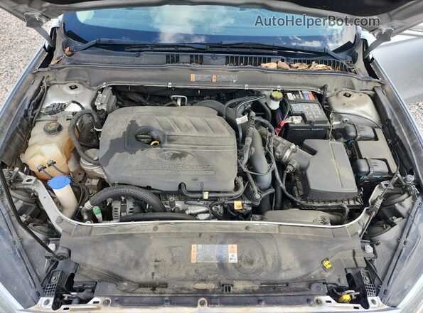 3FA6P0HD7JR178508 2018 FORD FUSION Серебряный Вид задней части салона