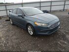 2018 Ford Fusion Se Light Blue vin: 3FA6P0HD7JR186320