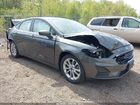 2020 Ford Fusion Se Gray vin: 3FA6P0HD7LR219755