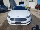 2017 Ford Fusion Se White vin: 3FA6P0HD8HR109966