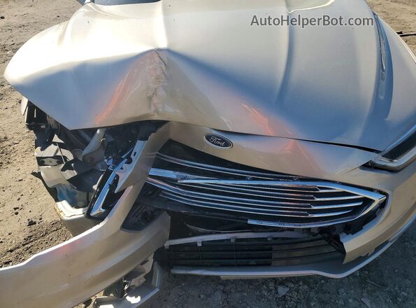 3FA6P0HD8HR291118 2017 FORD FUSION Желто-коричневый Вид задней части салона