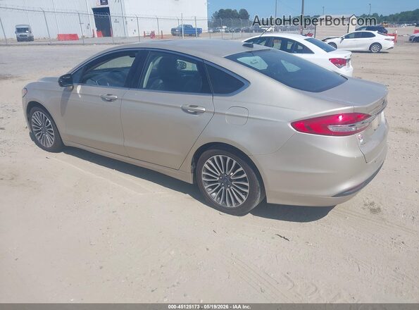 3FA6P0HD8JR143072 2018 FORD FUSION Золотой Задняя левая четверть