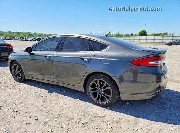 3FA6P0HD8JR238845 2018 FORD FUSION Серый Задняя левая четверть