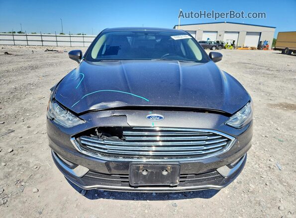 3FA6P0HD8JR238845 2018 FORD FUSION Серый Вид спереди