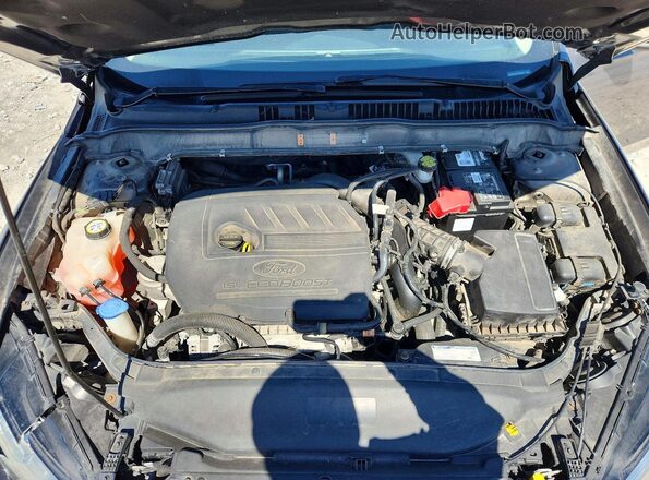 3FA6P0HD8JR238845 2018 FORD FUSION Серый Вид задней части салона