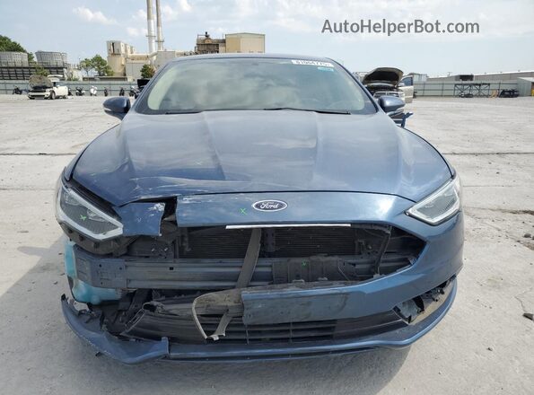 3FA6P0HD8JR266466 2018 FORD FUSION Blue Դիմացի տեսք