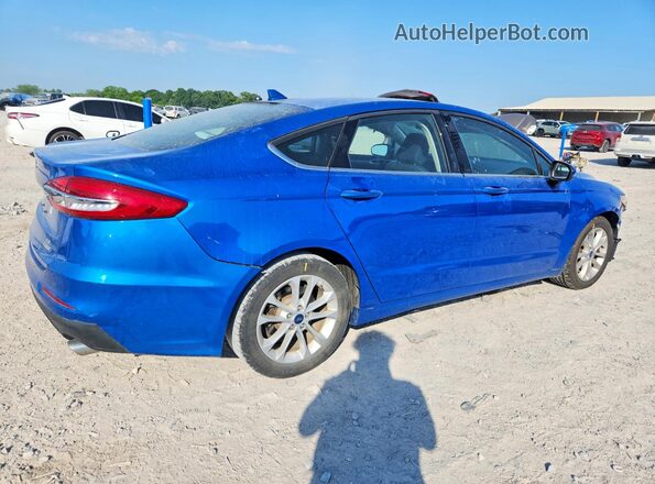 3FA6P0HD8LR166452 2020 FORD FUSION Blue Trasero derecho