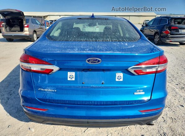 3FA6P0HD8LR166452 2020 FORD FUSION Blue Vista trasera