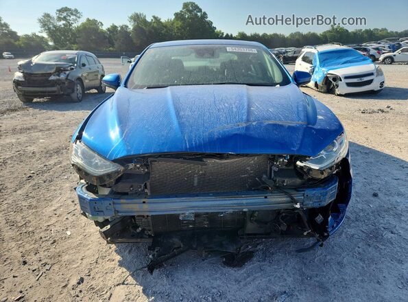 3FA6P0HD8LR166452 2020 FORD FUSION Blue Vista frontal