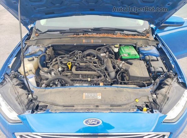 3FA6P0HD8LR178634 2020 FORD FUSION Blue Widok wnętrza z tyłu