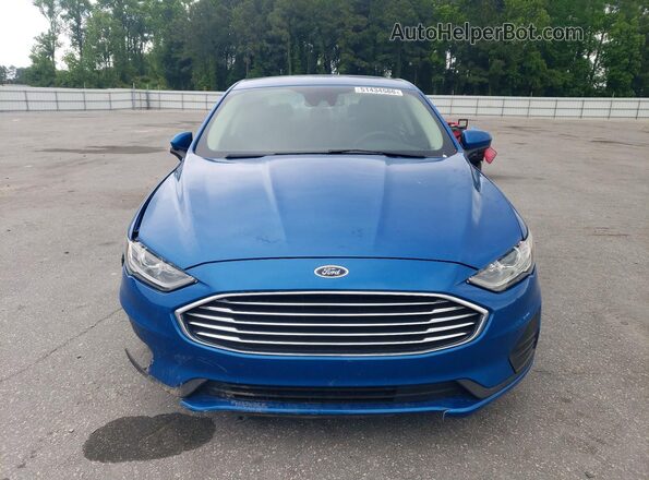 3FA6P0HD8LR178634 2020 FORD FUSION Blue Widok z przodu