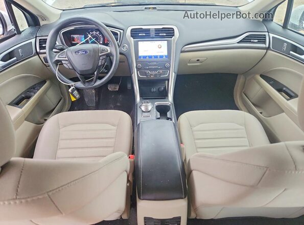 3FA6P0HD8LR220414 2020 FORD FUSION Белый Вид панели приборов
