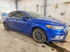 2017 Ford Fusion Se Синий vin: 3FA6P0HD9HR105344