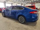 2017 Ford Fusion Se Синий vin: 3FA6P0HD9HR105344