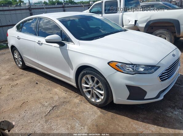 3FA6P0HD9KR283312 2019 FORD FUSION Белый Передняя правая четверть