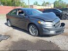 2020 Ford Fusion Se Gray vin: 3FA6P0HD9LR109323